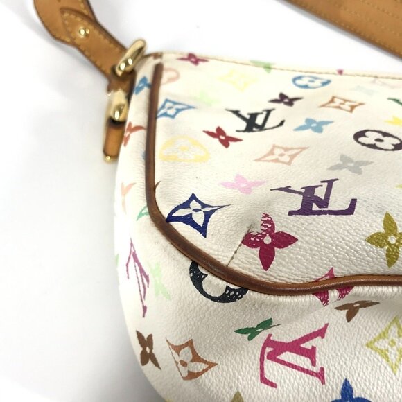 LOUIS VUITTON White Monogram Shoulder Bag - Picture 8 of 16